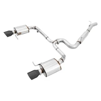 VW MK7 Golf Alltrack/Sportwagen 4Motion Touring Edition Exhaust - Diamond Black Tips