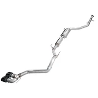Exhaust for 4th Gen Toyota Tacoma Dual Diamond Black Tips