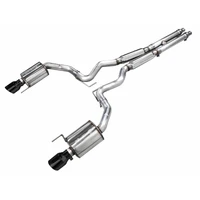 2024 Ford Mustang GT Fastback S650 RWD Touring Catback Exhaust w/ Dual Diamond Black Tips