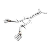 16-19 Chevy Camaro SS Resonated Cat-Back Exhaust -Track Edition (Quad Chrome Silver Tips)