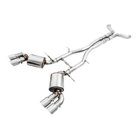 16-19 Chevy Camaro SS Res Cat-Back Exhaust -Touring Edition (Quad Chrome Silver Tips)