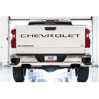 4th Gen GM 1500 6.2L 0FG Catback Split Rear Exit (w/ Bumper Cutouts) - Quad Chrome Tips