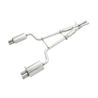 Audi B7 S4 Touring Edition Exhaust - Diamond Black Tips