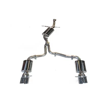 Audi B8 A5 2.0T Touring Edition Exhaust - Quad Outlet Diamond Black Tips