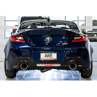 Subaru BRZ/ Toyota GR86/ Toyota 86 Track Edition Cat-Back Exhaust- Chrome Silver Tips
