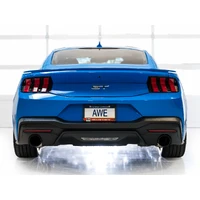 2024 Ford Mustang GT Fastback S650 RWD Track Edition Catback Exhaust w/ Dual Chrome Silver Tips
