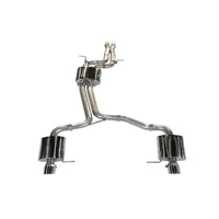 Audi 8R Q5 3.2L Non-Resonated Exhaust System (Downpipe-Back) - Diamond Black Tips