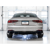 Audi B9 RS5 Track Edition Exhaust w/ Diamond Black RS Tips