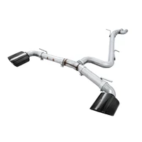 17-19 Audi RS3 8V Track Edition Exhaust - Diamond Black Tips RS-Style Tips