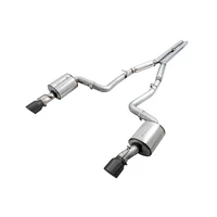 2017+ Dodge Charger 5.7L Touring Edition Exhaust - Non-Resonated - Diamond Black Tips