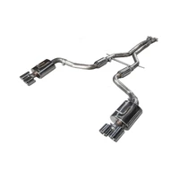 Panamera 2/4 Track Edition Exhaust (2014+) - w/Chrome Silver Tips