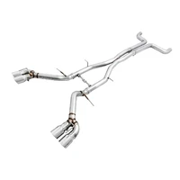 16-19 Chevy Camaro SS Non-Res Cat-Back Exhaust - Track Edition (Quad Chrome Silver Tips)