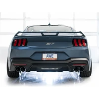 2024 Ford Mustang GT Fastback S650 RWD Track Edition Catback Exhaust w/ Quad Chrome Silver Tips