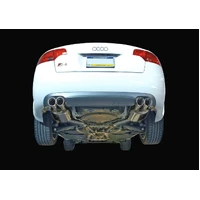 Audi B7 S4 Track Edition Exhaust - Diamond Black Tips