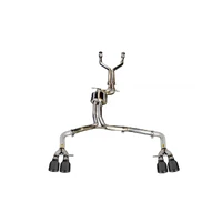 Audi C7 / C7.5 S6 4.0T Track Edition Exhaust - Diamond Black Tips