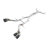 16-19 Chevy Camaro SS Non-Res Cat-Back Exhaust - Track Edition (Quad Diamond Black Tips)