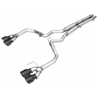 2024 Ford Mustang Dark Horse S650 RWD Track Edition Catback Exhaust w/ Quad Diamond Black Tips