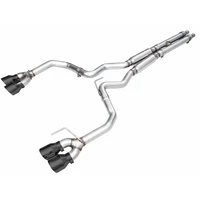 2024 Ford Mustang GT Fastback S650 RWD Track Edition Catback Exhaust w/ Quad Diamond Black Tips