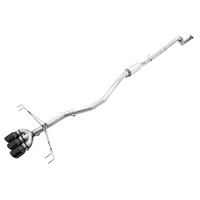 2017+ Honda Civic Type R Track Edition Exhaust w/Front Pipe & Triple Diamond Black Tips