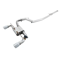 Ford Focus RS SwitchPath Cat-back Exhaust - Chrome Silver Tips