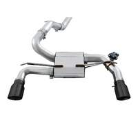 Ford Focus RS SwitchPath Cat-back Exhaust - Diamond Black Tips