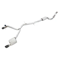 Audi B9 A5 SwitchPath Exhaust Dual Outlet - Diamond Black Tips (Includes DP and Remote)