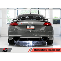 18-19 Audi TT RS 2.5L Turbo Coupe 8S/MK3 SwitchPath Exhaust w/Diamond Black RS-Style Tips