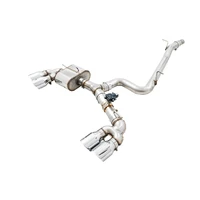 Mk7 Golf R SwitchPath Exhaust w/Chrome Silver Tips 102mm