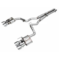 2024 Ford Mustang Dark Horse S650 RWD SwitchPath Catback Exhaust w/ Quad Chrome Silver Tips