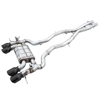 SwitchPath Catback Exhaust for BMW G8X M3/M4 - Diamond Black Tips