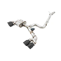 MK7.5 Golf R SwitchPath Exhaust w/Diamond Black Tips 102mm