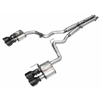 2024 Ford Mustang Dark Horse S650 RWD SwitchPath Catback Exhaust w/ Quad Diamond Black Tips