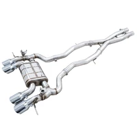 SwitchPath Catback Exhaust for BMW G8X M3/M4 - Chrome Silver Tips