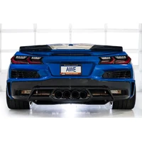 2023 C8 Corvette Z06 SwitchPath Cat-Back Exhaust - Diamond Black Tips