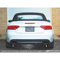 Audi B8 / B8.5 S5 Cabrio Touring Edition Exhaust - Non-Resonated - Chrome Silver Tips
