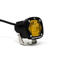 S1 Amber Wide Cornering LED Light w/ Mounting Bracket Single
