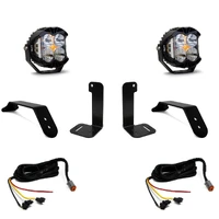 2018+ Jeep JL/JT Dual LP4 Auxiliary Light Kit w/Upfitter