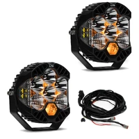 Jeep JL/JT Rubicon Steel Bumper LED Light Kit LP6 w/Upfitter