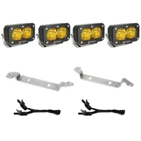 2022+ Toyota Tundra S2 Sport Fog Pocket Kit - Baja Amber