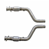 05-15 Dodge Challenger Charger Short Mid X Pipe w/Catalytic Converters 2-3/4 For LT Headers