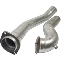 Turbo Downpipe Kit - S400 4in Aluminized Full Marmon