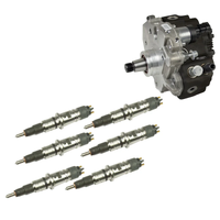 2007.5-2018 Dodge 6.7L Cummins Stage 2 Performance CR Pump & Injectors Package