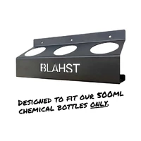 Wall-Mounted Chemical & Accessories Holder for 3 x 500ml Bottles