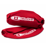 Racing Neoprene Coilover Covers - Red - Pair