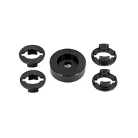 16-17 6th Gen Camaro Differential Lockout Bushing Kit (Aluminum) - Black