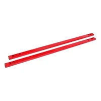 15-17 S550 Mustang Super Low Profile Chassis Jacking Rails - Red