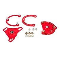 15-17 S550 Mustang Caster Camber Plates - Red