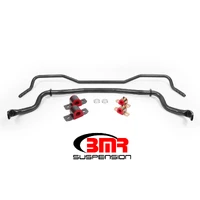15-17 S550 Mustang Front & Rear Sway Bar Kit w/ Bushings - Black Hammertone