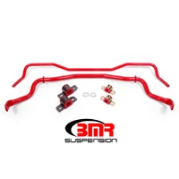 15-17 S550 Mustang Front & Rear Sway Bar Kit w/ Bushings - Red
