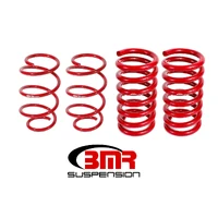 15-17 S550 Mustang Drag Version Lowering Springs (Set Of 4) - Red